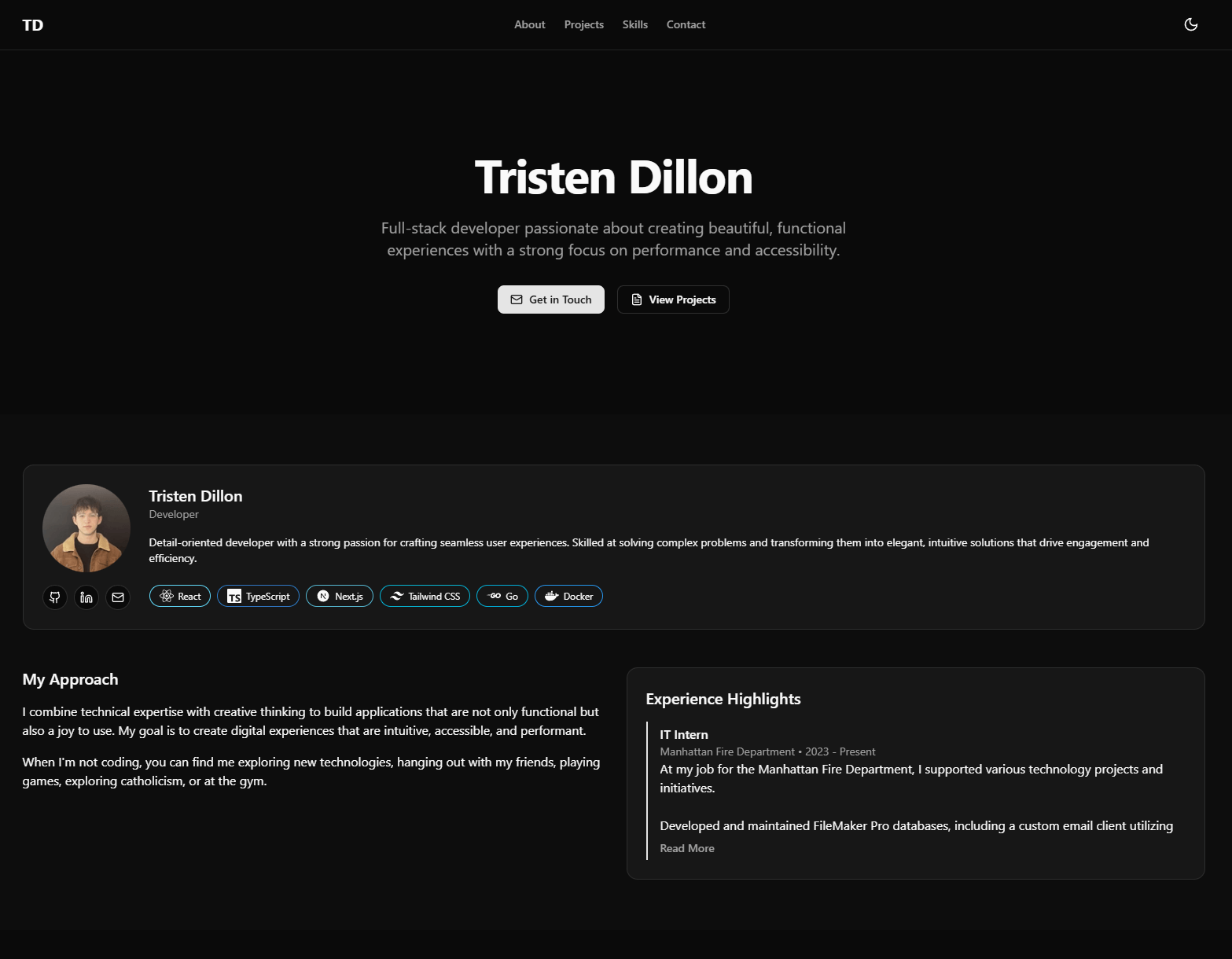 Developer Portfolio