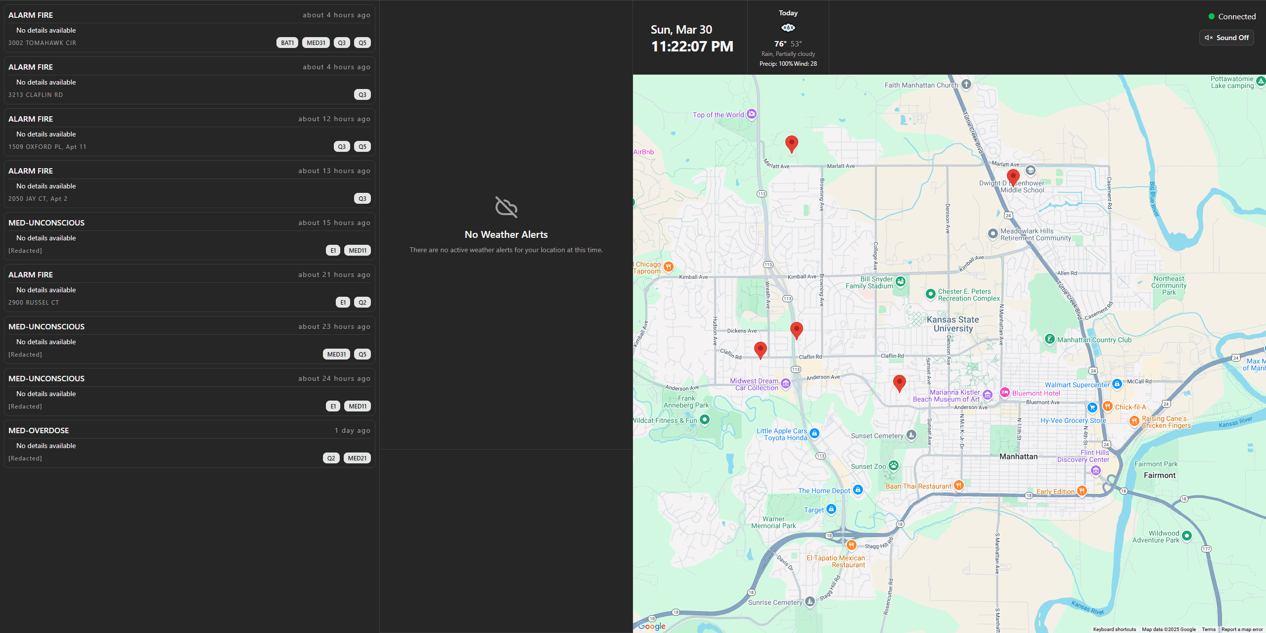 Public Alert Dashboard